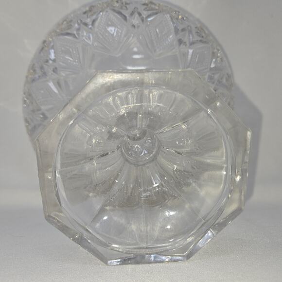US Glass EAPG Antique Shoshone Compote 15046 Victor Blazing Pinwheels 7 in - Picture 10 of 11